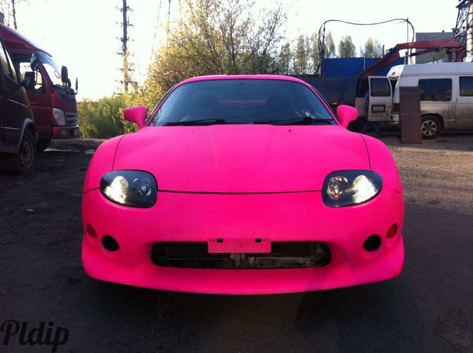 blaze pink car